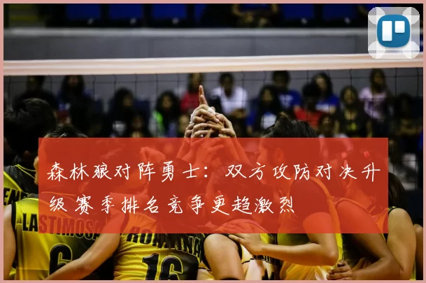 森林狼对阵勇士：双方攻防对决升级 赛季排名竞争更趋激烈